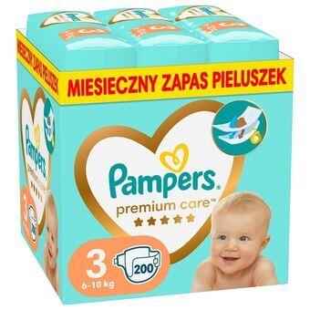 Kertakäyttövaipat Pampers 3 (200 osaa)