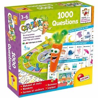 Opettavainen vauvapeli Lisciani Giochi Carotina 1000 Questions