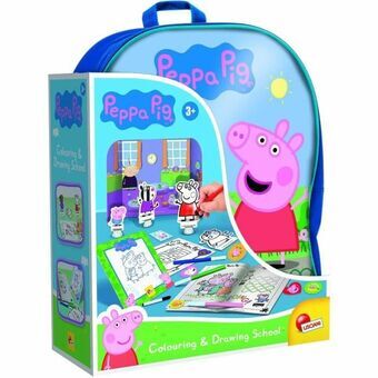 Väritystehtävärasia Lisciani Giochi Peppa Pig Selkäreppu