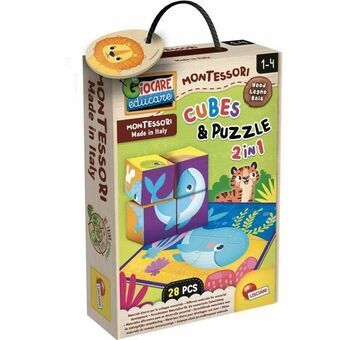 Opettavainen peli Lisciani Giochi Cubes & Puzzle