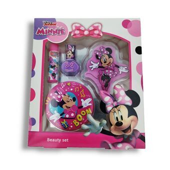 Lasten meikkisetti Cartoon Minnie Set Belleza Lote 4 Kappaletta