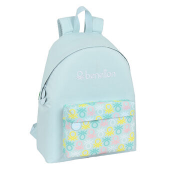 Koululaukku Benetton Fantasy Celeste (33 x 42 x 15 cm)