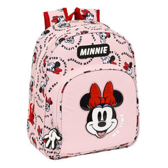 Lasten laukku Minnie Mouse Me time Pinkki (28 x 34 x 10 cm)