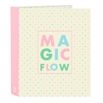 Rengaskansio Glow Lab Magic flow Beige A4 (27 x 33 x 6 cm)