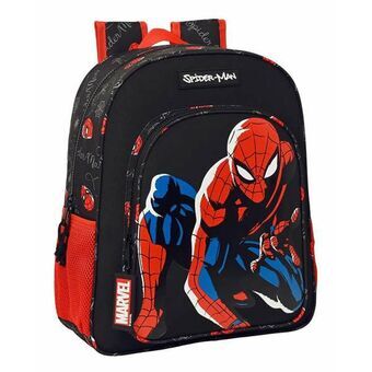 Koululaukku Spider-Man Hero Musta 32 x 38 x 12 cm