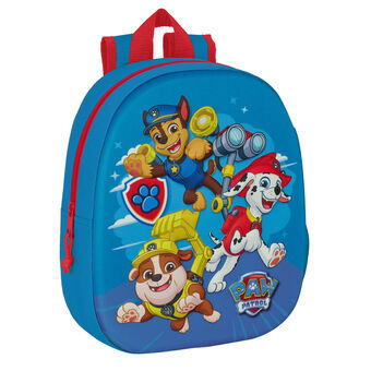 Koululaukku The Paw Patrol 3D 27 x 33 x 10 cm Sininen