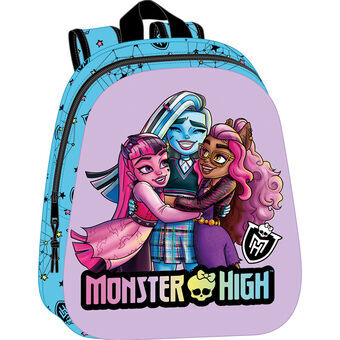 Koululaukku Monster High Sininen Liila 27 x 33 x 10 cm