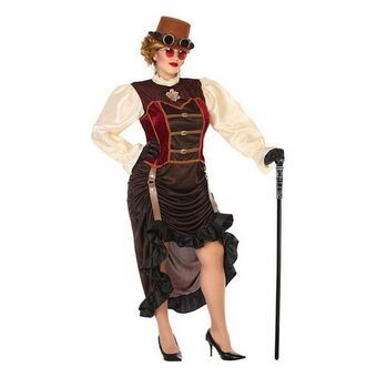 Aikuisten asut Steampunk Ruskea (1 Kappaletta) - XL