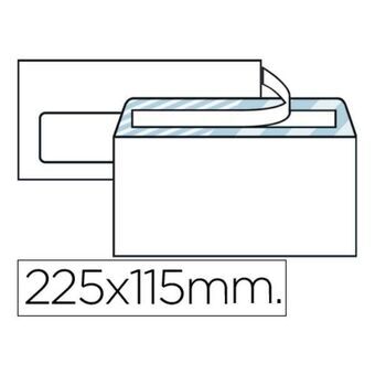 Kirjekuoret Liderpapel SB09 Valkoinen Paperi 115 x 225 mm (25 osaa)