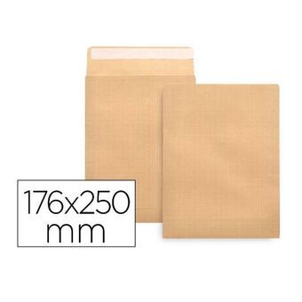 Kirjekuoret Liderpapel SB57 Oranssi Paperi 176 x 250 mm (25 osaa)