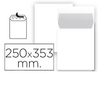 Kirjekuoret Liderpapel SB91 Valkoinen Paperi 250 x 353 mm (1 osaa) (25 osaa)