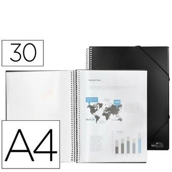 Kansio Liderpapel EC31 Musta A4