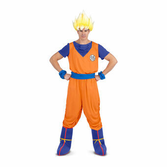 Aikuisten asut My Other Me Goku Dragon Ball Sininen Oranssi