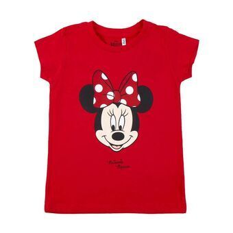 Lasten Lyhythihainen paita Minnie Mouse Punainen - 6 vuotta