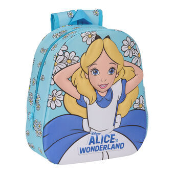 3D Lasten laukku Clásicos Disney Alice in Wonderland Taivaansininen 27 x 33 x 10 cm