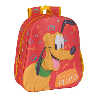 3D Lasten laukku Clásicos Disney Pluto Oranssi 27 x 33 x 10 cm