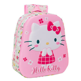 3D Lasten laukku Hello Kitty Vihreä Pinkki 27 x 33 x 10 cm