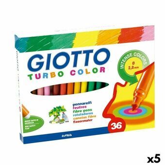 Tussisetti Giotto Turbo Color Monivärinen (5 osaa)