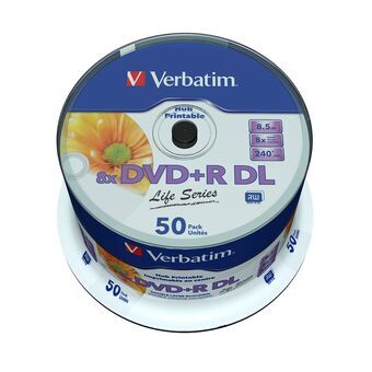 DVD-R Verbatim 97693 50 uds 8,5 GB (50 osaa)