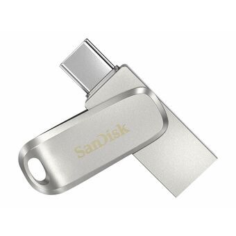 USB-tikku SanDisk SDDDC4-064G-G46 Hopeinen Teräs 64 GB