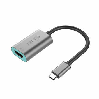 USB C - HDMI Adapteri i-Tec C31METALHDMI60HZ Harmaa 4K UHD