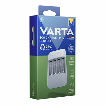 Akkulaturi Varta Eco Charger Pro Recycled 4 Akut