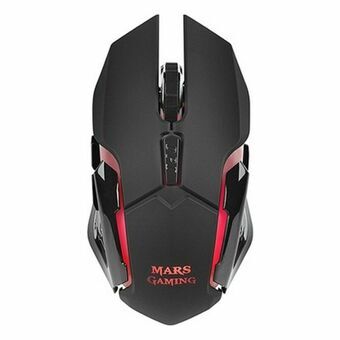 LED-pelihiiri Mars Gaming MMW 3200 dpi Musta