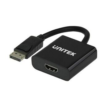 DisplayPort - HDMI Adapteri Unitek Y-5118DA Musta