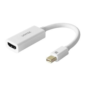 Mini DisplayPort - HDMI Adapteri Unitek Y-6331 Valkoinen 20 cm