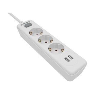 Schuko 3-suuntainen haaroitusadapteri Philips