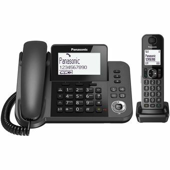 Lankapuhelin Panasonic KX-TGF310 Valkoinen Musta Harmaa