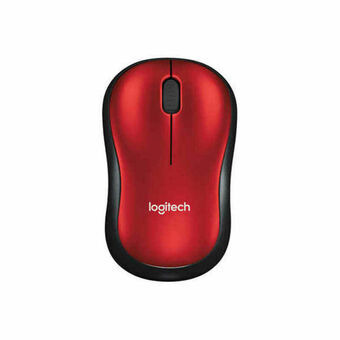 Langaton hiiri Logitech M185 Punainen Musta/Punainen