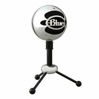 Mikrofoni Blue Snowball USB Hopeinen