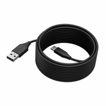 USB A - USB C kaapeli Jabra 14202-11 Musta