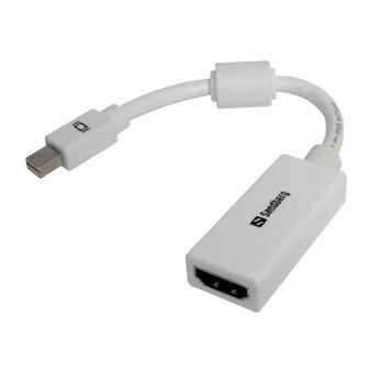 Mini DisplayPort - HDMI-adapteri Sandberg 508-29 Valkoinen