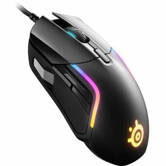 Pelihiiri SteelSeries 62551 Musta Monivärinen Gaming Kaapelilla LED-Valot