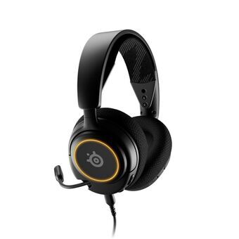 Kuulokkeet mikrofonilla SteelSeries Arctis Nova 3 Musta