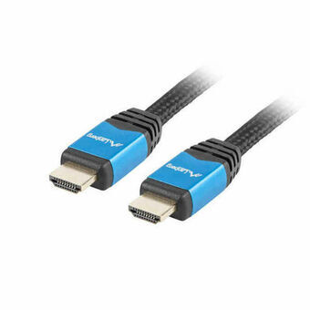 HDMI-kaapeli Lanberg CA-HDMI-20CU-0010-BL 4K Ultra HD Musta 1 m