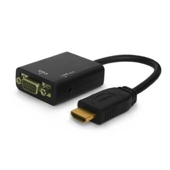 HDMI - VGA Adapteri Savio CL-23 Musta