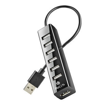 USB-keskitin NGS IHUB7 TINY Musta