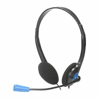 Kuulokkeet mikrofonilla NGS NGS-HEADSET-0003 Musta