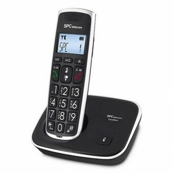 Langaton puhelin Telecom 7608N DECT Musta