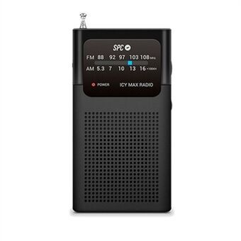 Radio SPC Internet 4588N ICY MAX Musta AM/FM-viritin