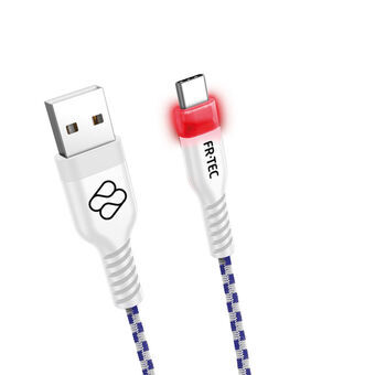 Kaapeli Micro USB FR-TEC FT0030 Valkoinen 3 m