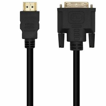 HDMI - DVI adapteri Aisens A117-0090 Musta 1,8 m