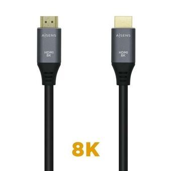 HDMI-kaapeli Aisens A150-0427 Musta Musta/Harmaa 1,5 m