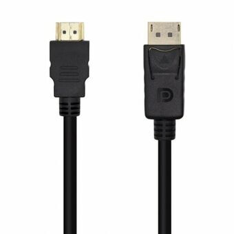 HDMI - DVI adapteri Aisens A125-0459 Musta 1 m