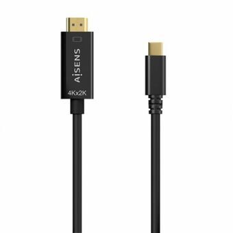 HDMI-kaapeli Aisens A109-0624 Musta 1,8 m