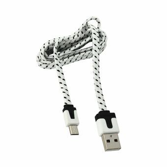 Kaapeli Micro USB Grundig Valkoinen/Musta 1 m