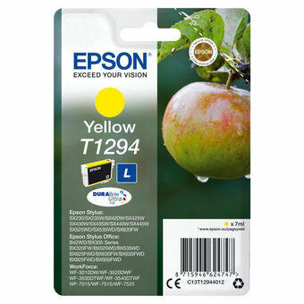 Alkunperäinen mustepatruuna Epson C13T12944012 7 ml Keltainen